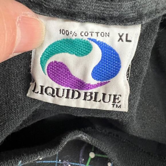 1993 Liquid Blue Hemisphere Boreal T-Shirt  Galaxy Zodiac All Over Print Size La - Picture 7 of 8